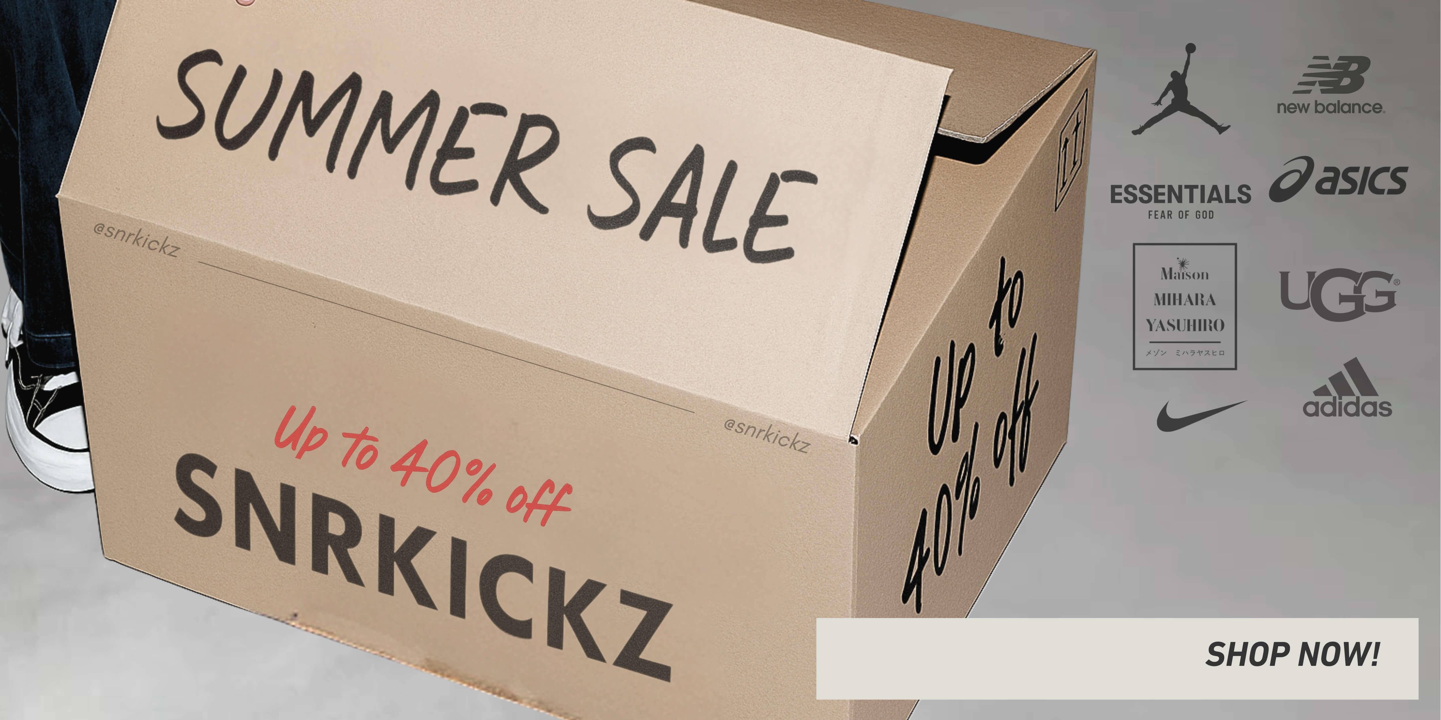 Summer Sale 2025: Sneakers & Essentials met korting bij Snrkickz