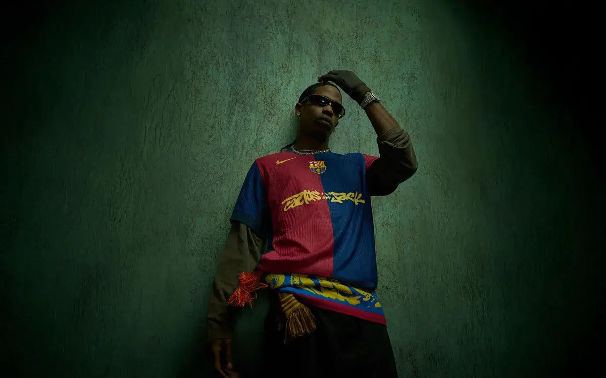 Travis Scott x FC Barcelona: hoe muziek, voetbal en streetwear samenkomen