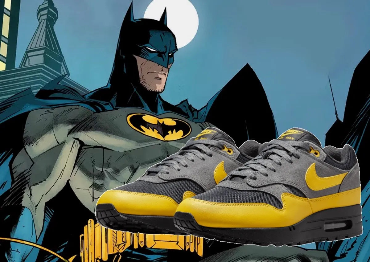 Nike Air Max 1 Batman donkere elegantie in een Gotham-geïnspireerde colorway