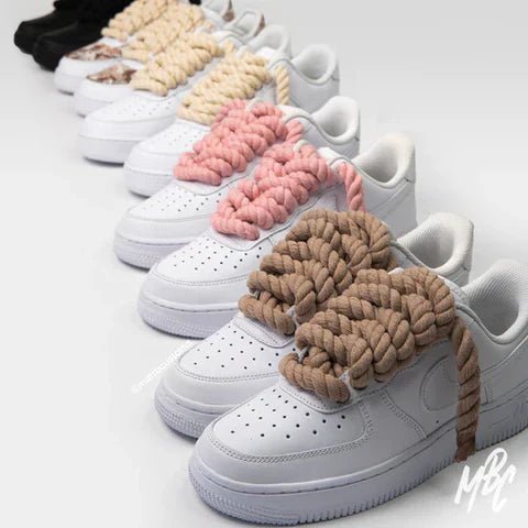 UamGlsob Dikke Koord Schoenveters voor Air Force 1 Sneakers, 15mm Brede Ronde Gebreid Katoen Veters, Chunky Rope Laces (Purple, 54''/140cm UamGlsob Dikke Koord Schoenveters voor Air Force 1 Sneakers, 15mm Brede Ronde Gebreid Katoen Veters, Chunky Rope Laces (Purple, 54''/140cm