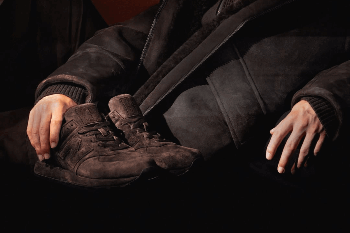 Stone Island x New Balance 574 Ghost: Alles over de Black, Brown en Grey release