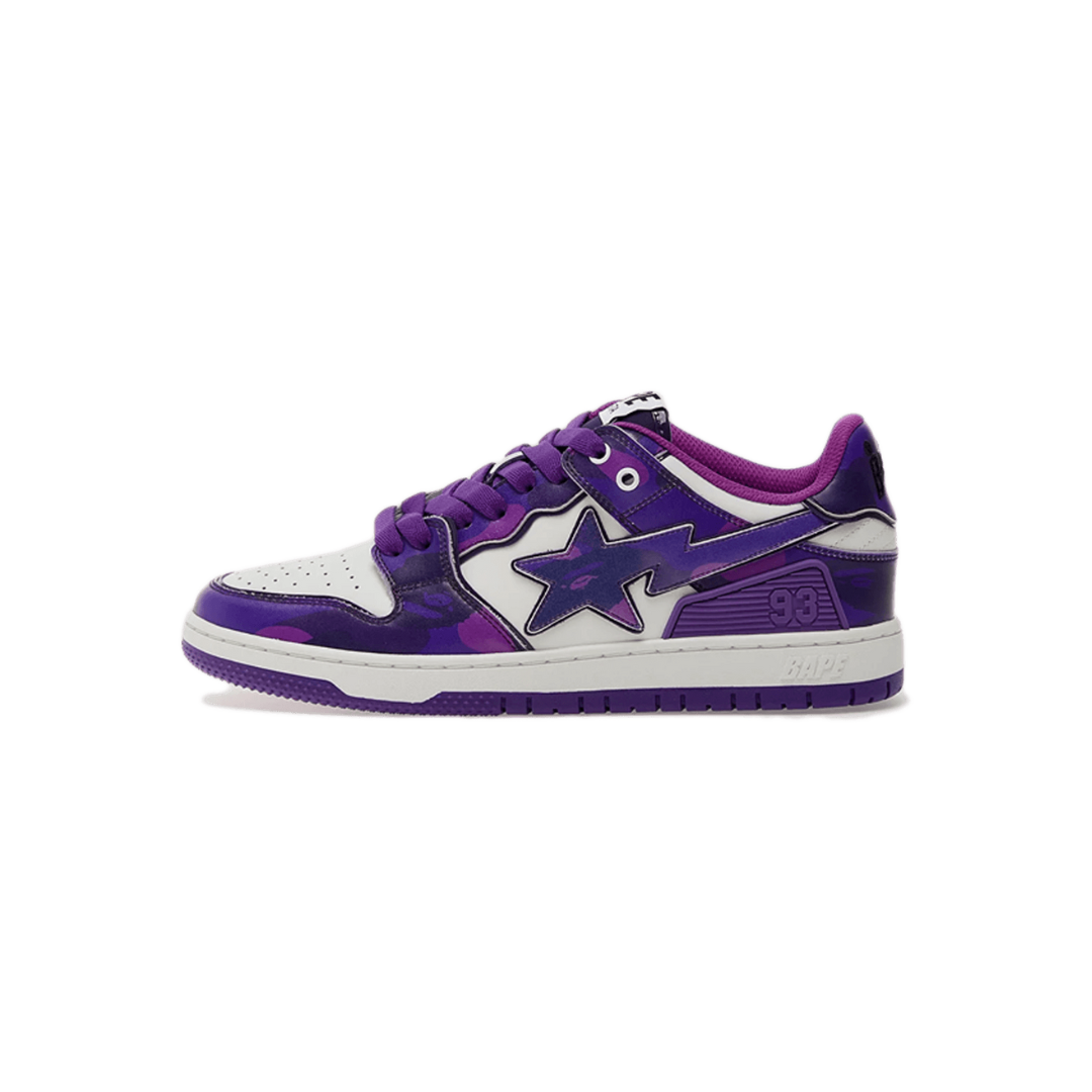 A Bathing Ape Bape SK8 Sta #1 M2 Purple Camo - SnrKickz