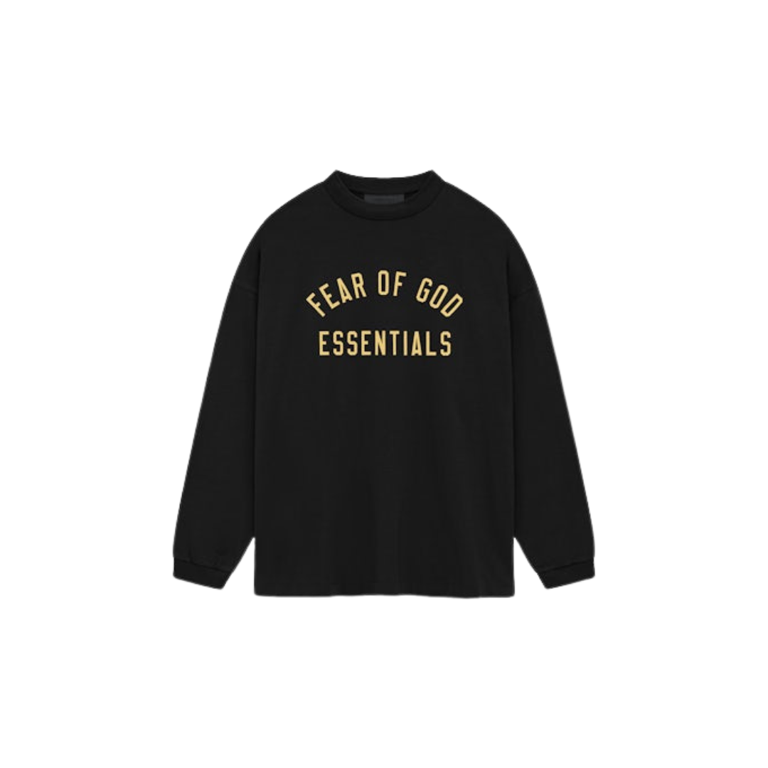 Fear of God Essentials Jersey Long Sleeve Tee Black