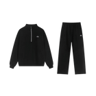 Alo Accolade 1/4 Zip Pullover Black Full Set