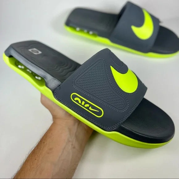 Nike Air Max Cirro Slide Dark Grey Volt