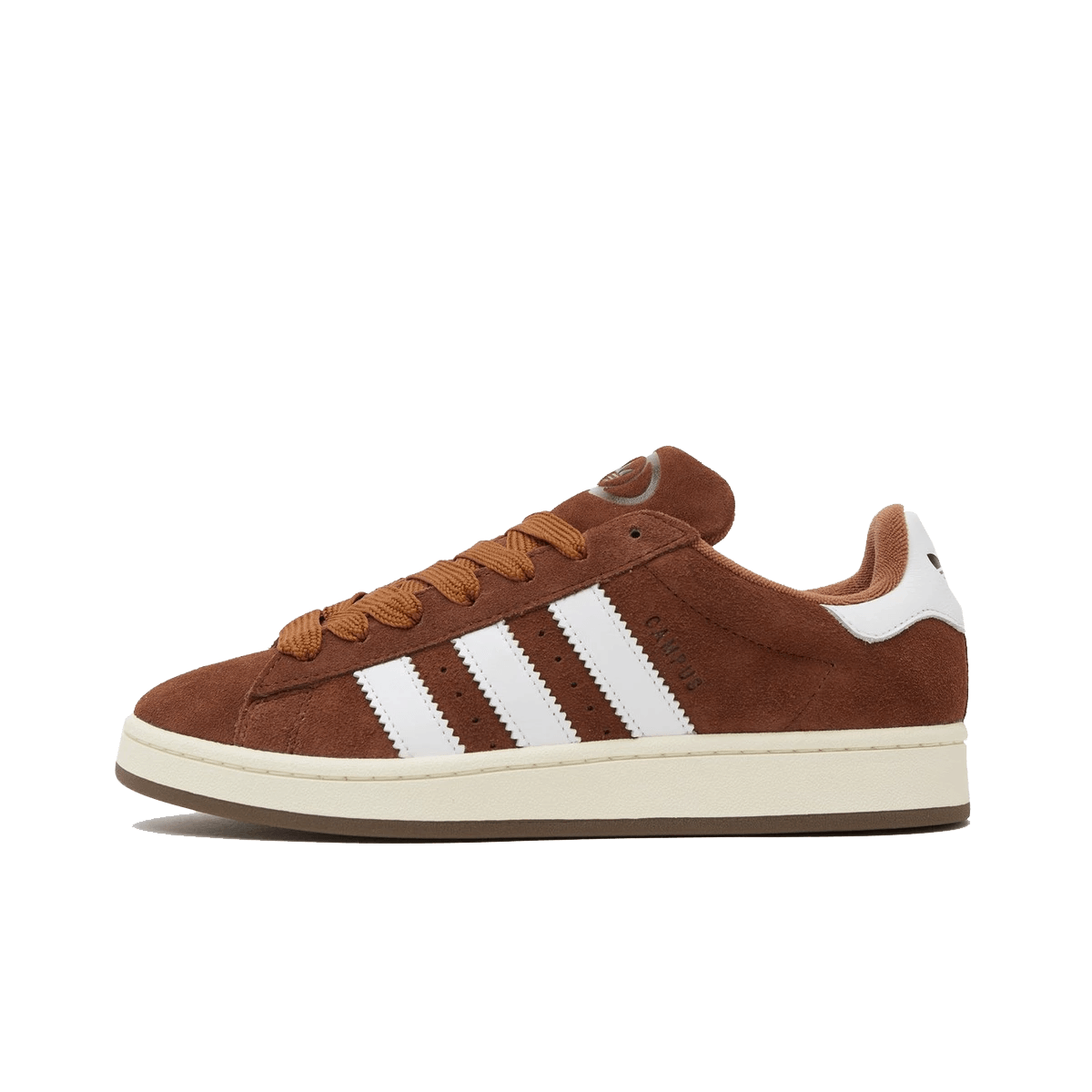 adidas Campus 00s Bark Brown – slank retro-silhouet met rijke bark brown suède en off-white midsole
