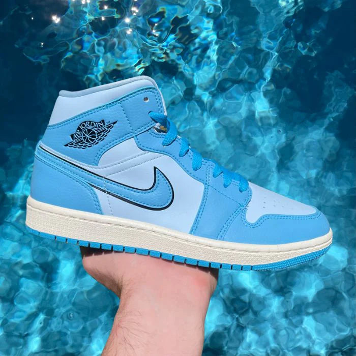 Air Jordan 1 Mid SE Ice Blue (Women's)