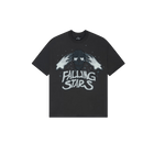 Broken Planet Falling Stars T-Shirt Rußschwarz