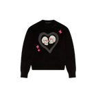 Broken Planet Hearts Are Made To Be Broken Knit Sweater Midnight Black