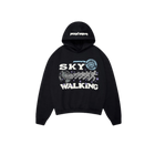 Broken Planet Sky Walking Kapuzenpullover Mitternachtsschwarz