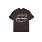 Broken Planet Space Trails T-Shirt Mokka Braun