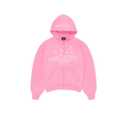Broken Planet Zip Up Hoodie Candy Pink
