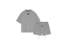 Essentials Dark Heather Oatmeal Short Set FW23