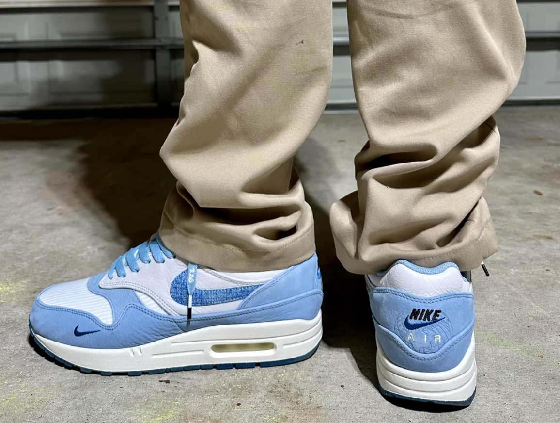 Nike Air Max 1 Blueprint on foot – styling en fit van deze limited edition sneaker via Snrkickz