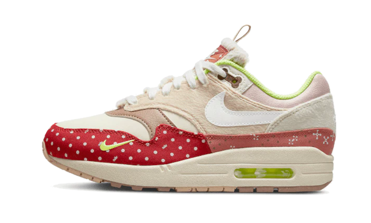 Nike air max 1 rood wit hotsell