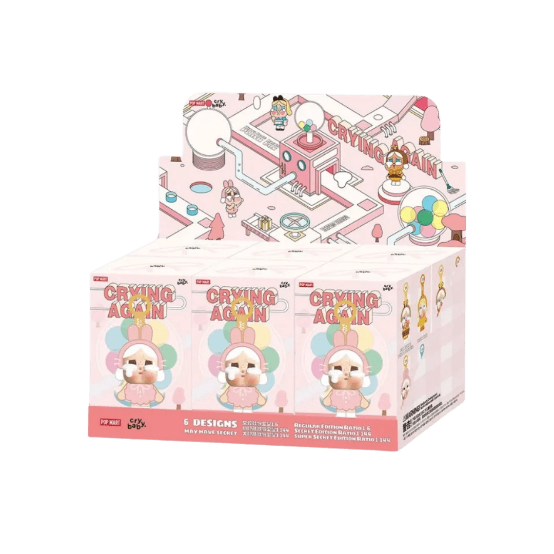Pop Mart CRYBABY Crying Again Series-Vinyl Face Plush Blind Box