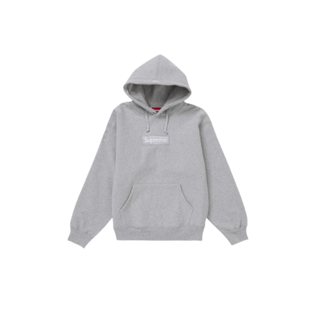 Supreme Box Logo Hooded Sweatshirt Sweatshirt (FW24) Heather Grey Supreme Box Logo Hooded Sweatshirt Sweatshirt (FW24) Heather Grey