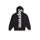 Supreme Satin Applique Hooded Sweatshirt Black FW24