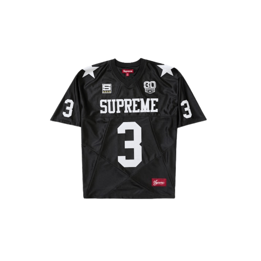 Supreme Star Football Jersey Black FW24 | Snrkickz Supreme Star Football Jersey Black FW24 | Snrkickz