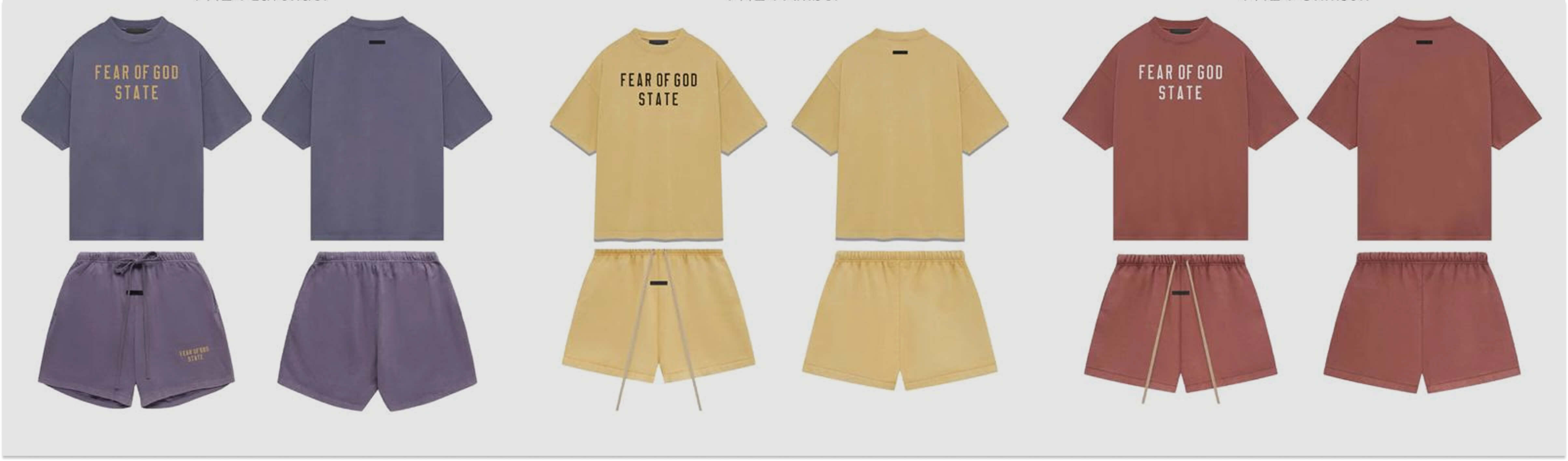 Nieuwe Fear of God Essentials Summer Sets 2026