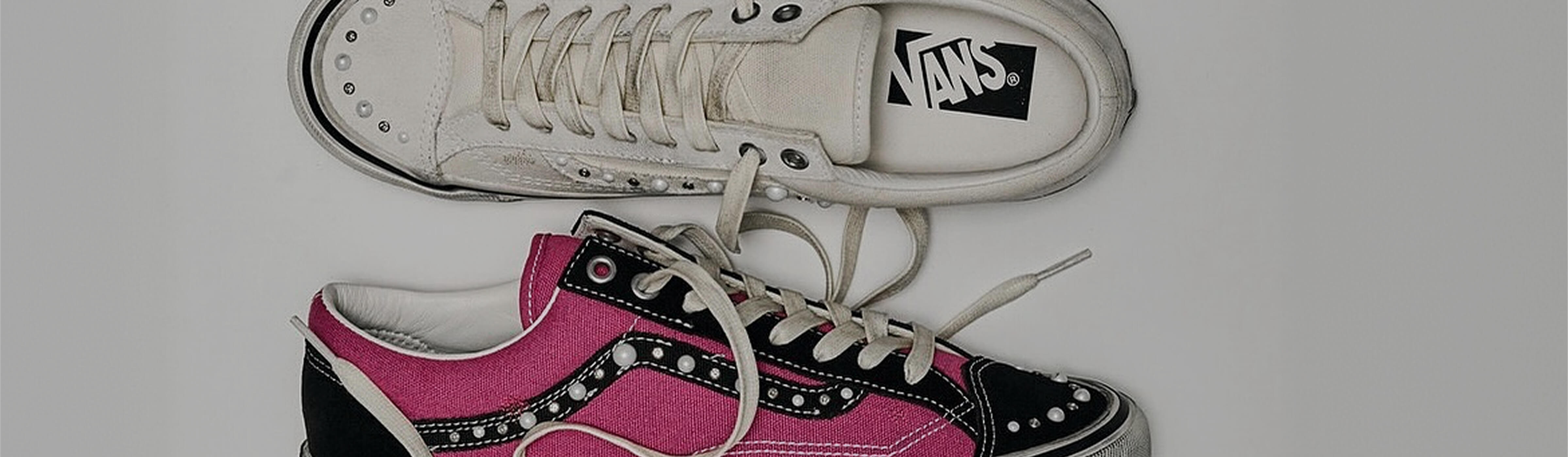 Vans Knu Skool Pearlized opvallende Vans met glanzende finish en chunky look