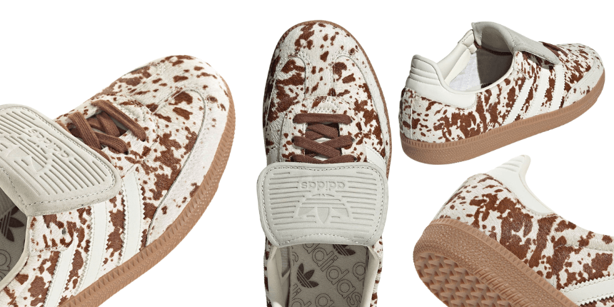 Adidas Samba LT WMNS Cow Print limited drop op 17 Juli 2025