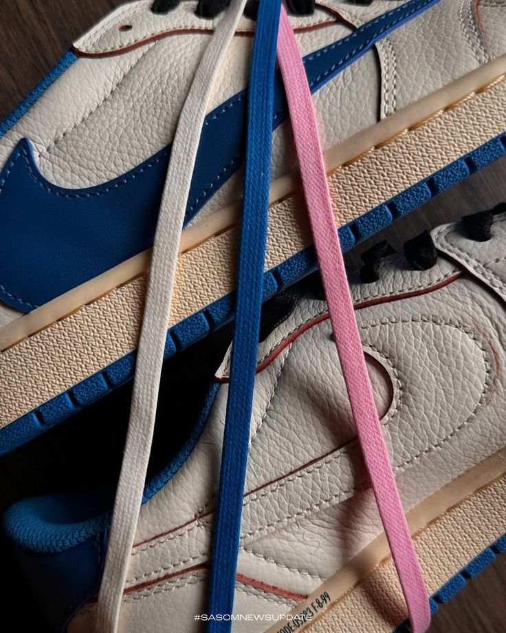 Travis Scott x Fragment Jordan 1 Low Military Blue Release 2025