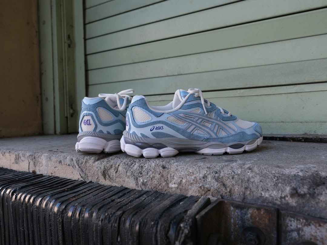 ASICS Gel-NYC Cream Arctic Sky is de nieuwe Asics colorway van dit moment!