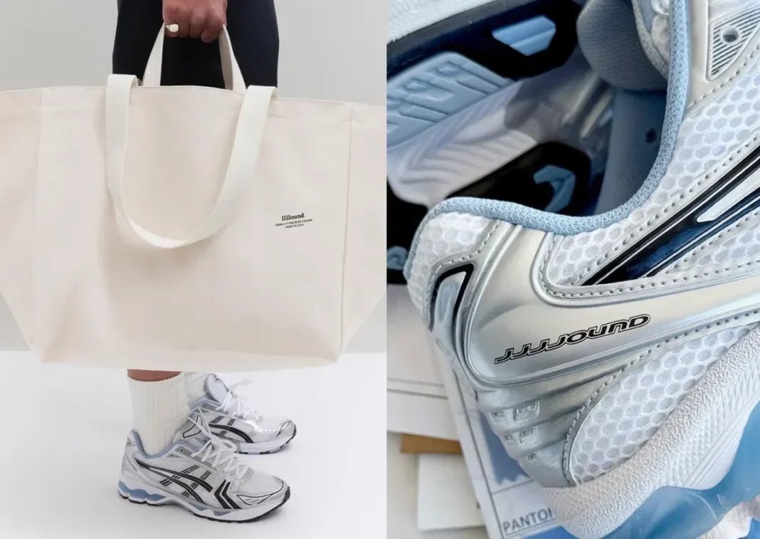 JJJJound x ASICS GEL-Kayano 14 Ice Blue een stijlvolle tech-runner voor zomer 2025