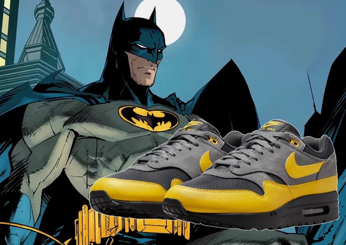 Nike Air Max 1 Batman donkere elegantie in een Gotham-geïnspireerde colorway