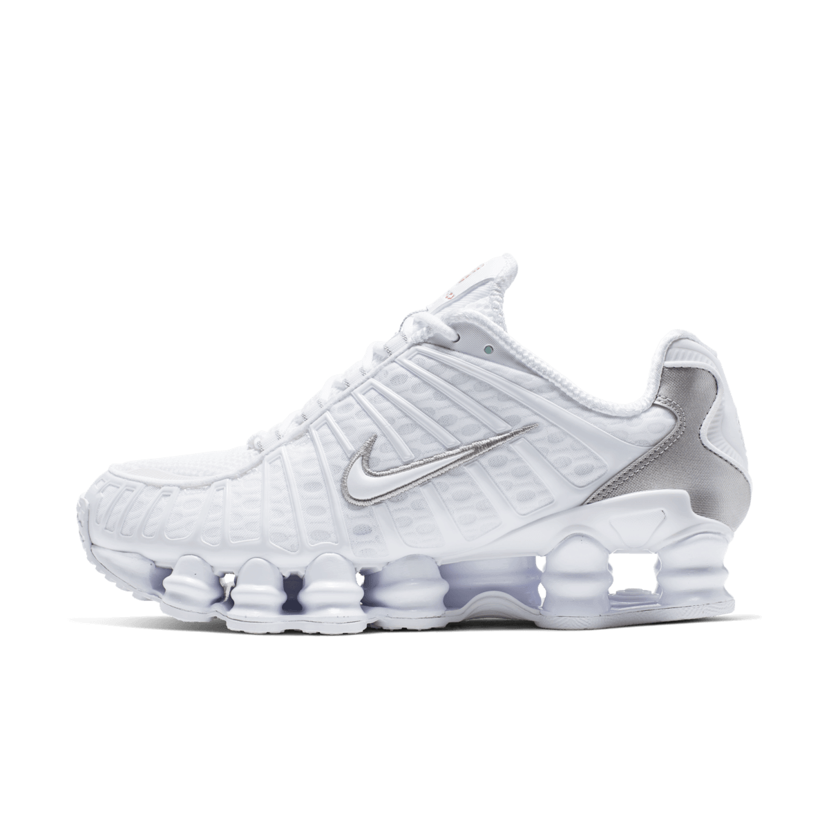Nike Shox TL White Metallic Silver Max Orange