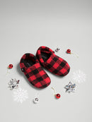 Crocs Classic Cozzzy Slipper Buffalo Check Red