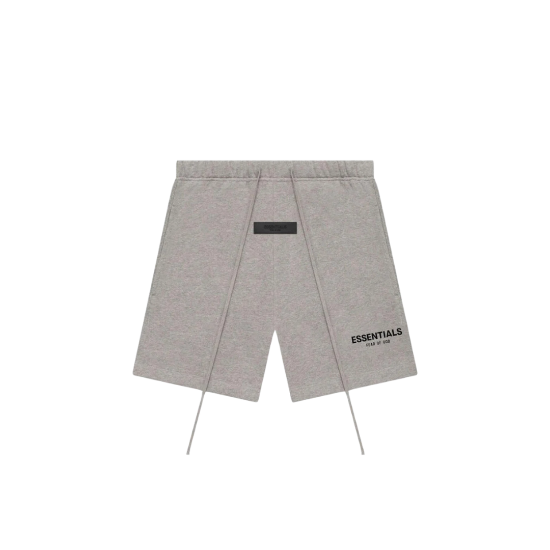 Fear of God Essentials Dunkle Haferflocken-Shorts