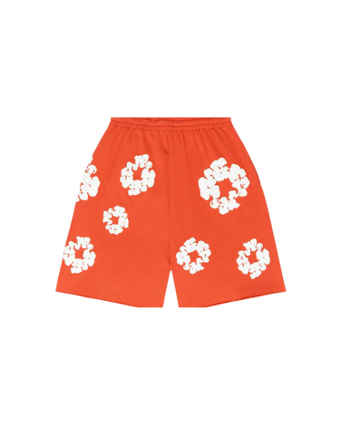 DENIM TEARS COTTON WREATH SHORTS L 赤 RED Denim Tears The Cotton Wreath Shorts Red Men's - FW23 - US