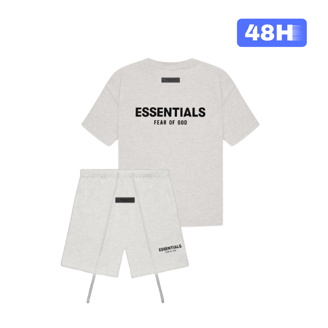 Fear of God Essentials Light Oatmeal Summer Set