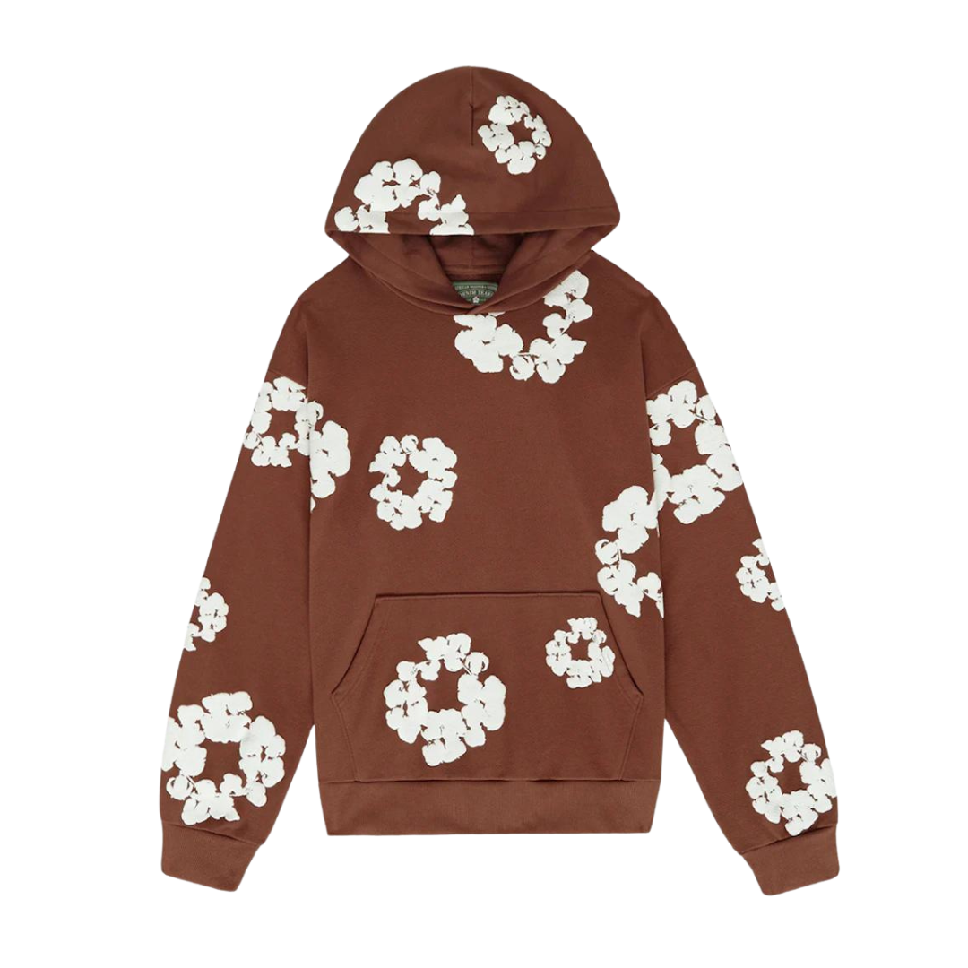 Denim Tears The Cotton Wreath Hoodie Brown