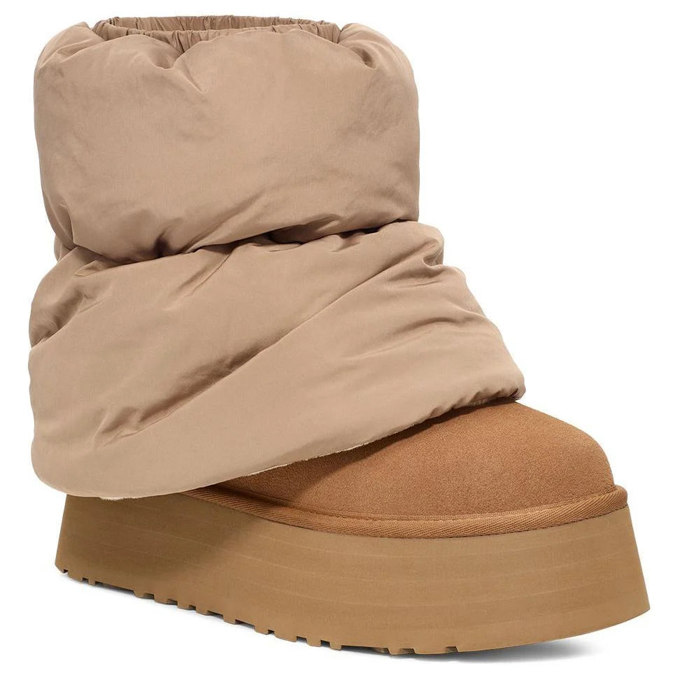 UGG Classic Mini Dipper Puffer Boot Amphora Chestnut (Women's)