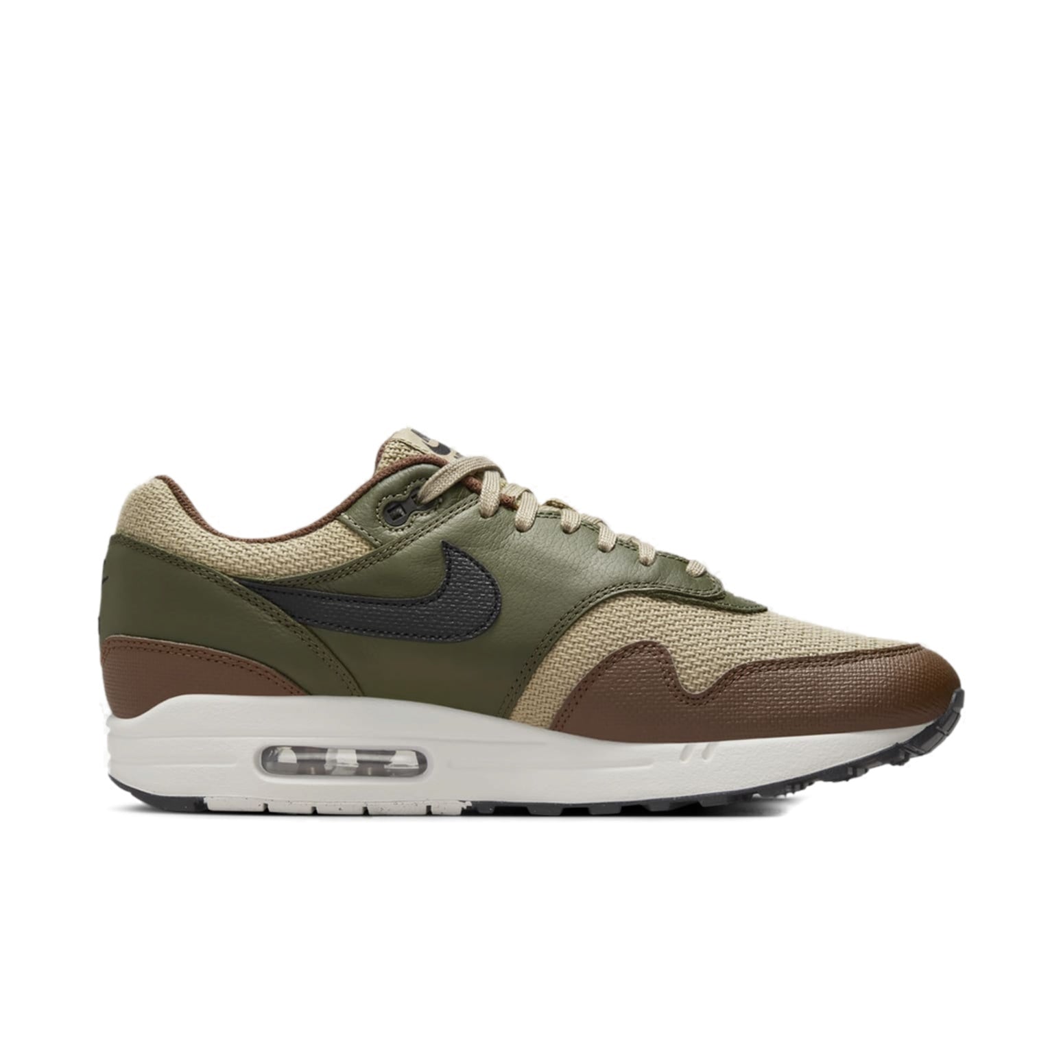 Nike Air Max 1 Essential PRM Neutral Olive Cacao Wow HF1516-200 - pair shot | Snrkickz