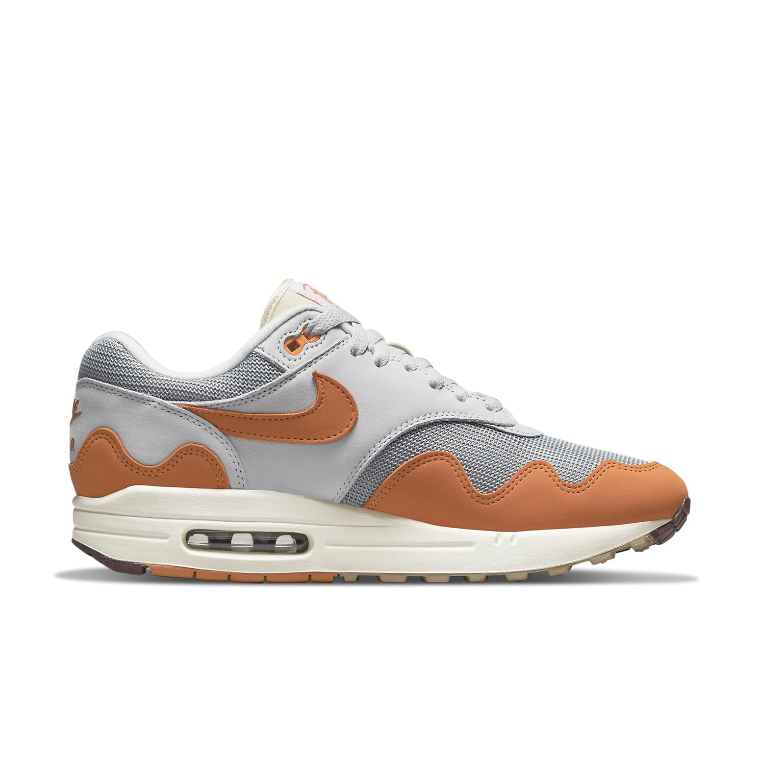Nike Air Max 1 Patta Waves Monarch DH1348-001 - Zijaanzicht | Snrkickz