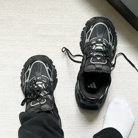 Adidas XLG Runner Deluxe Grey Black Grey - SnrKickz