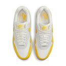 Nike Air Max 1 White Bright Yellow DX2954-001 - Achteraanzicht | Snrkickz