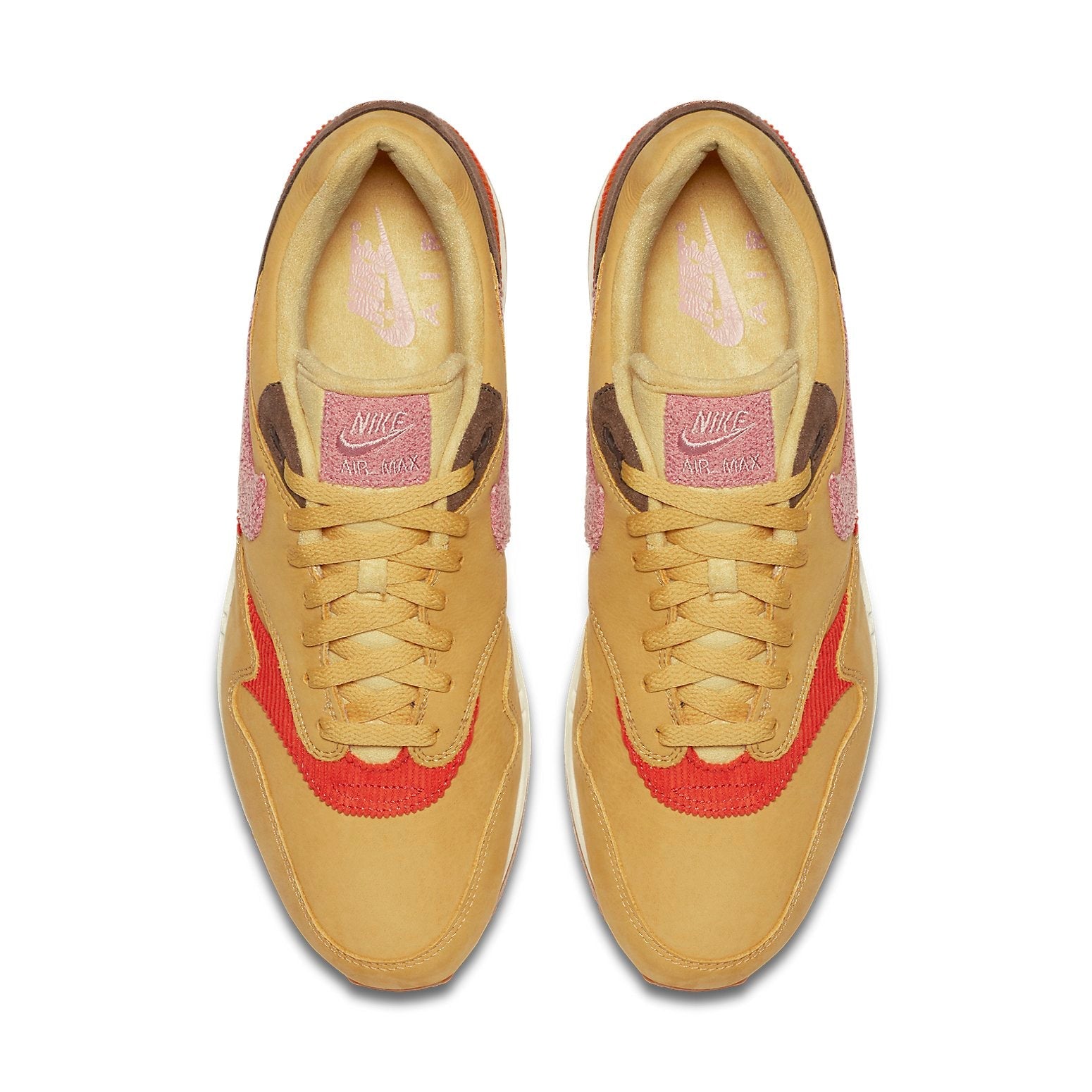 Nike Air Max 1 Crepe Wheat Gold Rust Pink