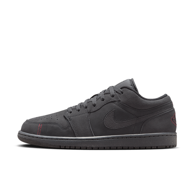 Air Jordan 1 Low SE Craft Dark Smoke Grey Varsity Red - SnrKickz