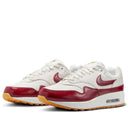 Nike Air Max 1 LX Team Red Sail FJ3169-100 - Bovenaanzicht | Snrkickz