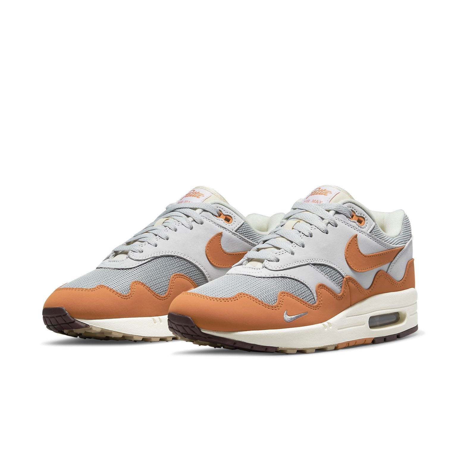Nike Air Max 1 Patta Waves Monarch DH1348-001 - Bovenaanzicht | Snrkickz