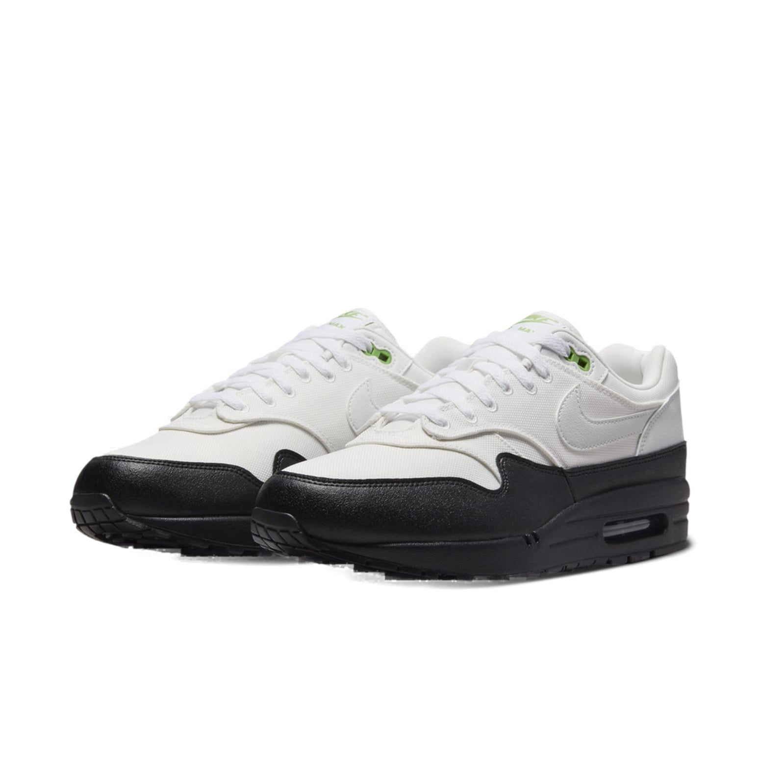 Nike Air Max 1 White Black Chlorophyll