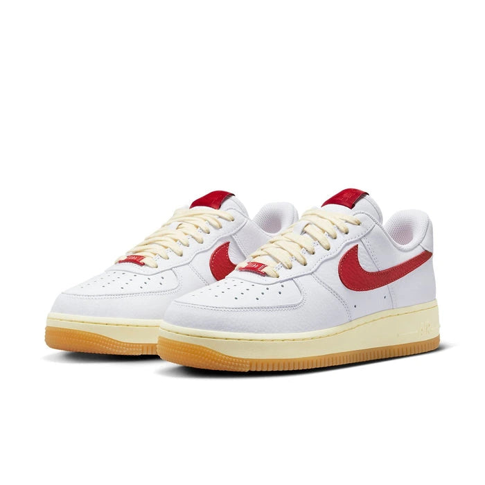Nike Wmns Air Force 1 '07 'Summit White University Red' (FN3493-100 ) | Snrkickz