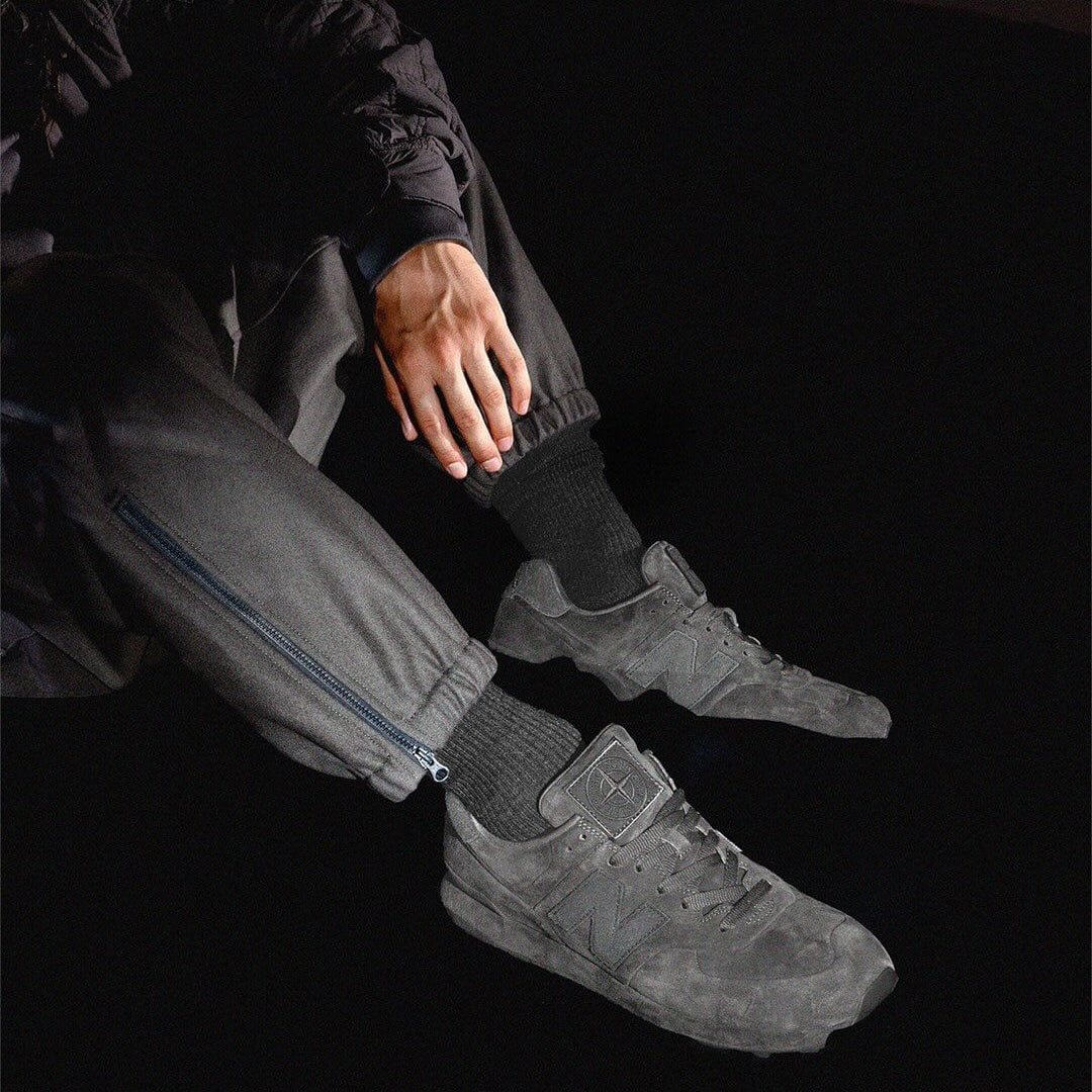 New Balance 574 Legacy Stone Island Ghost Dark Grey