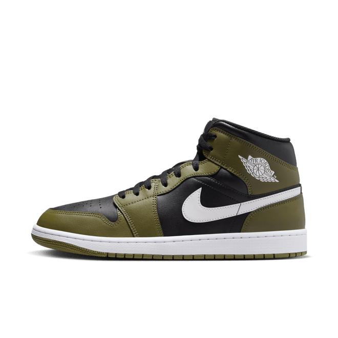 Air Jordan 1 Mid Mitteloliv