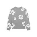 Denim Tears Long Sleeve Cotton Wreath T-shirt Grey